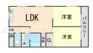 ラムール住吉の間取り画像