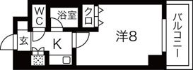 覚王山エクセルの間取り画像