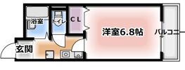 服部ハイツカワバタの間取り画像