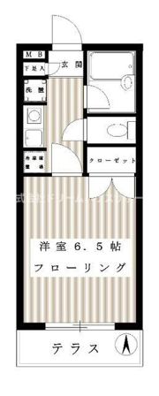 フローラマツノⅡの間取り画像