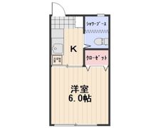 ル・クール東古松Ⅱの間取り画像