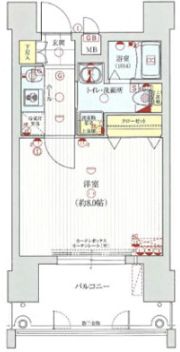 ディナスティ都島北通の間取り画像