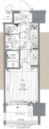 レジュールアッシュ大阪城北の間取り画像