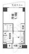 クレアシオン浅草Ⅱの間取り画像