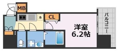 コンフォリア新梅田の間取り画像