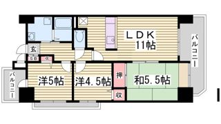 ベルレコルテ浜辺の間取り画像