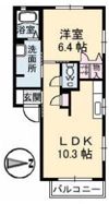 グランドメゾン皆実 B棟の間取り画像