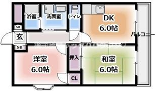 マドカⅡの間取り画像