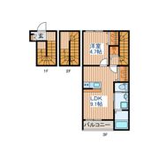 ジャドール長町の間取り画像