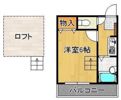 カンデオ折尾の間取り画像
