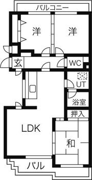 グレイスコート原の間取り画像