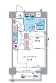 GENOVIA浅草VIskygardenの間取り画像