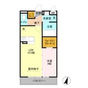アンクレージュ Ⅰの間取り画像