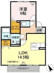 カーサ・リベルテ Aの間取り画像