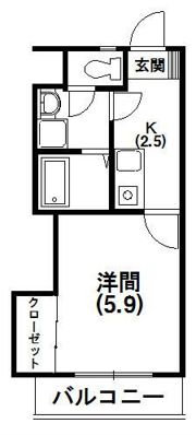 ホワイトコーポⅡの間取り画像