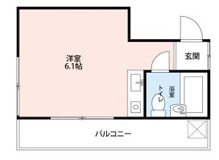 コーポクロサの間取り画像