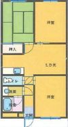 秀徳ハイツの間取り画像