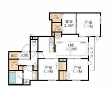 上馬1丁目マンションの間取り画像