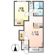 サニーハウスの間取り画像