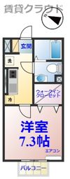 モナリエ稲荷町の間取り画像