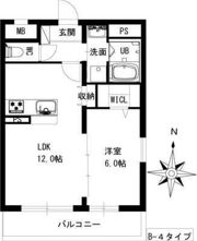 ユーハイツ三和Ⅲの間取り画像