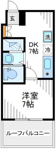 ココミ早稲田の間取り画像