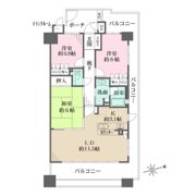 藤和江坂ホームズベネフィールの間取り画像