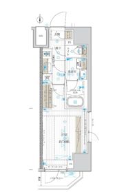 フュージョナル千住緑町の間取り画像
