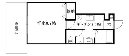 EARL’S COURT北条の間取り画像