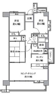 T’s garden清瀬の間取り画像