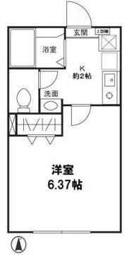 クレール上大岡弐番館の間取り画像