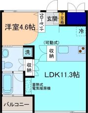茶屋町APARTMENTの間取り画像