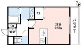 Vingt et un Bonheur 表山の間取り画像