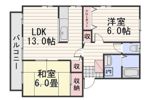 フォブール萩原の間取り画像