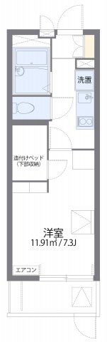レオパレスシャルマン柴島の間取り画像