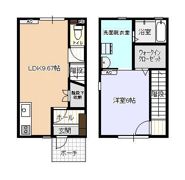 ビオラ新富山B棟の間取り画像