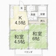 ハイツ川中の間取り画像