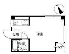 D-Ⅲプレイスの間取り画像