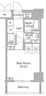 コンフォリア文京春日の間取り画像