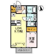 カーサ・ジュネス乾徳の間取り画像
