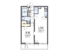 レオパレスマ メゾンウメジマの間取り画像