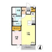 シャルメゾン C棟の間取り画像