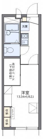 レオパレスオータム Ⅴの間取り画像