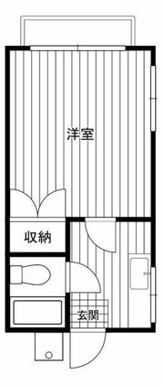一ツ橋コーポの間取り画像