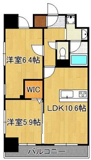プレジデンス ざ 旦過の間取り画像