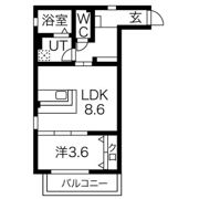 LeGioie(レジョイエ)新瀬戸駅の間取り画像