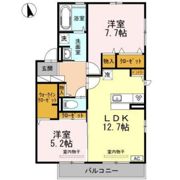 リリーズ Bの間取り画像