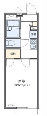 レオパレスローズの間取り画像