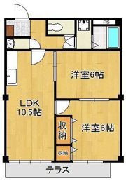シティハイツ本城の間取り画像