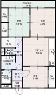 プラーンソレイユ池見の間取り画像